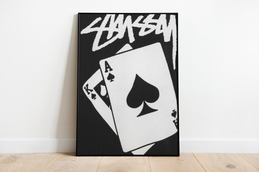 Stussy Aesthetic Posters for Bedroom, Poster Aesthetic, Vintage Poster ...