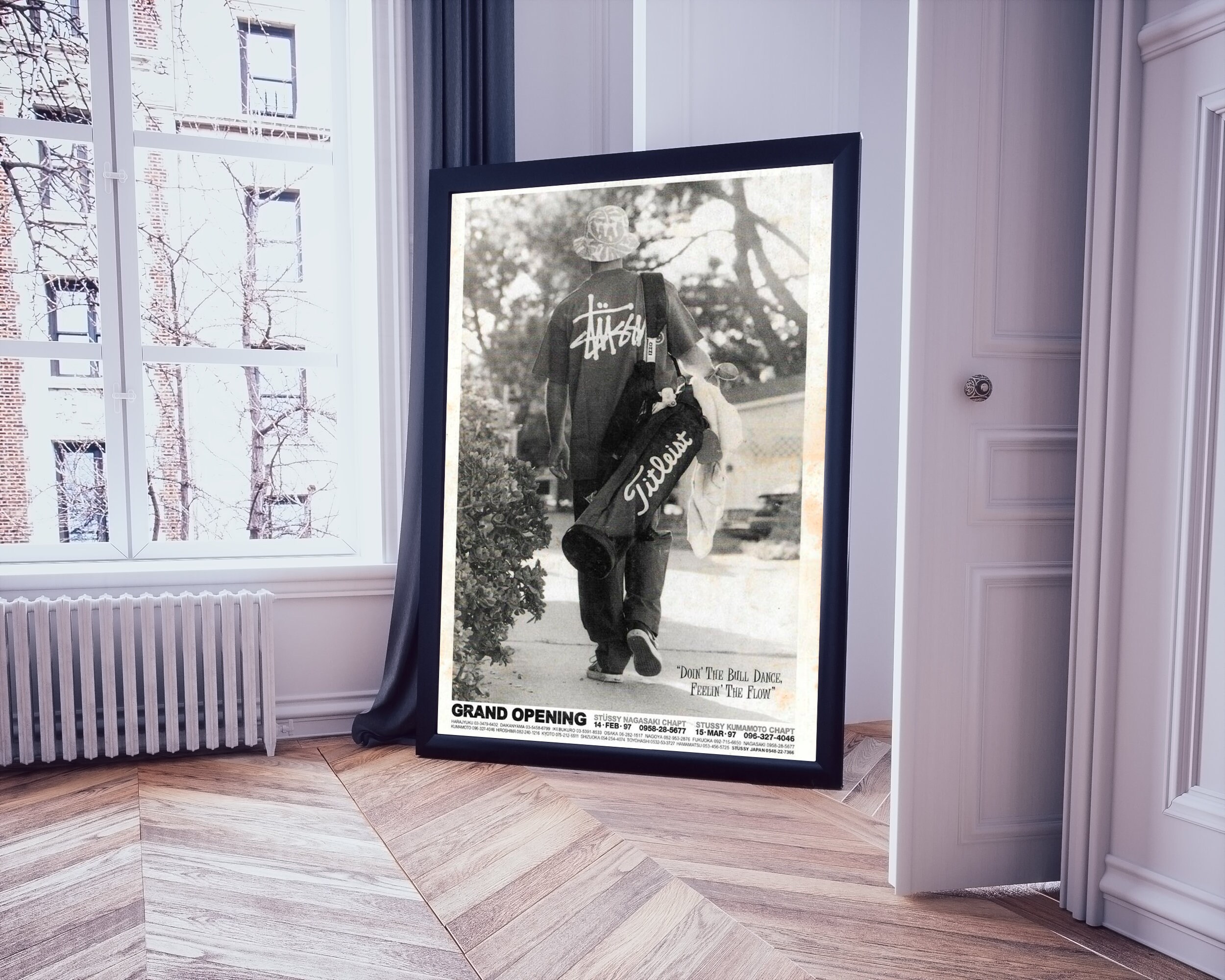 Stussy Aesthetic Posters for Bedroom, Poster Print Aesthetic, Vintage ...