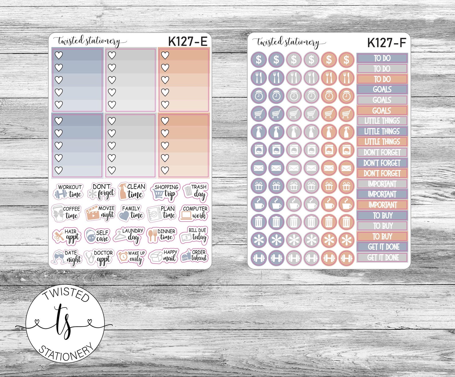 Wizard Weekly Wizard Weekly Kit Stickers, Planner Stickers, Scrapbooking, Bullet ...
