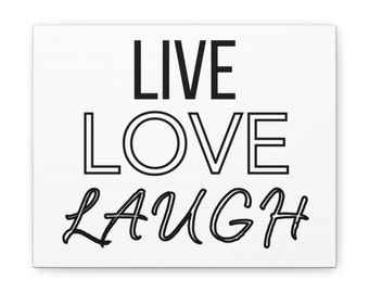 Live,love,laugh canvas (home decor)