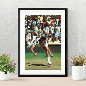 Kartel van Jimmy Connors / Jimmy Connors Walkpaper / Jimmy Connors Walk Art / Jimmy Connors-decoratie