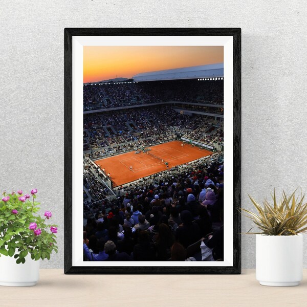 Roland Garros Poster Etsy