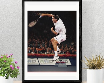 Cartel de Pete Sampras / Tributo a la leyenda del tenis / Pete Sampras Walkpaper / Pete Sampras Walk Art