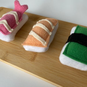 Cat toy sushi, catnip sushi, cat toy set