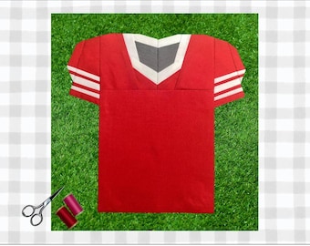 Jersey FPP  Pattern | Sports Quilt Block (Digital PDF)