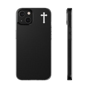 Clear Flexible Logo Case | Custom Transparent iPhone Case | Produced by CrossCollectionCoUS