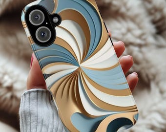 Funda de teléfono estética abstracta, funda de teléfono de bellas artes, funda de regalo de cumpleaños para mujer para iPhone 16, 15, 14, 13 Pro Max Plus/Samsung S25, 215