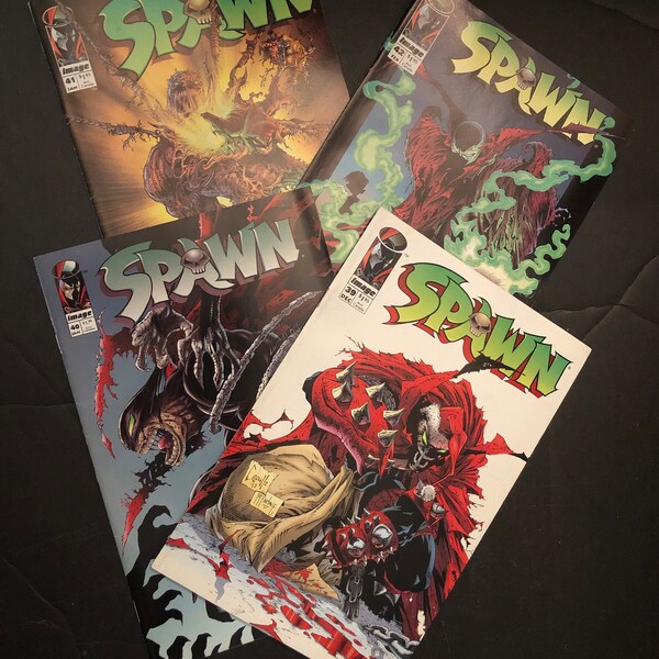 SPAWN COMICS Issues 39, 40, 41, 42 Image Comics 1996