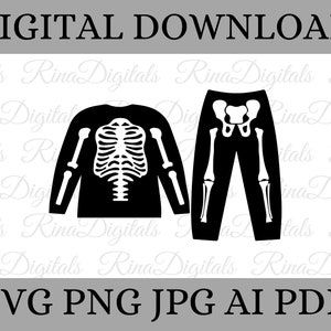Skelett SVG, Halloween SVG, Skelett Knochen, Skelett Bundle, Brustkorb, PNG, Skelett Teil geschnitten Datei, Cricut, Silhouette, Instant download