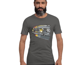 BMW 2002 T-Shirt: German Flag Stripes, Vintage Car Lover Gift