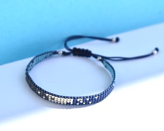 Blue miyuki bracelet | Handmade bracelet | Miyuki bracelet
