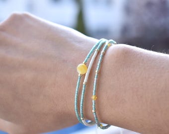 Minimalist bracelet | Mother-of-pearl bracelet | Delicate bracelet