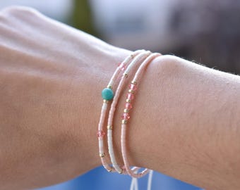 Minimalist bracelet | Bracelet with amazonite | Delicate bracelet