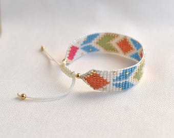Handmade Miyuki Bracelet Summer Colors