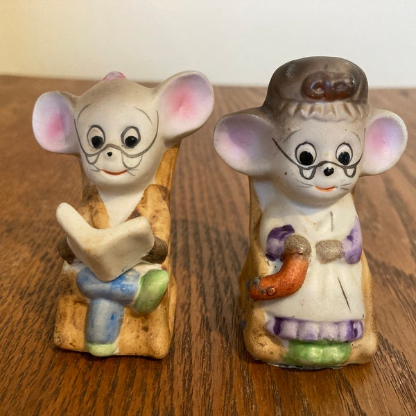 Adorable Vintage Mice Figurines