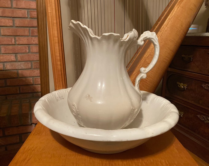 Antique Wash Basin and Pitcher From the 1920s - Etsy