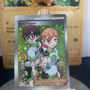 Carte Gym Trainer Trainer's 68/72 Holographique - Proxy - Haute Qualité - Carte à collectionner version ANG