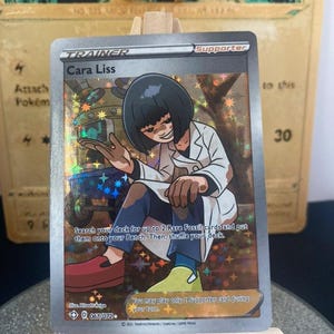 Carte Pokémon Cara Liss Trainer's 67/72Holographique - Proxy - Haute Qualité - Carte à collectionner version ANG