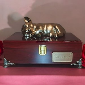 French Bulldog Urn| French Bulldog Dog Ash Urn| Luxury Dog Urn