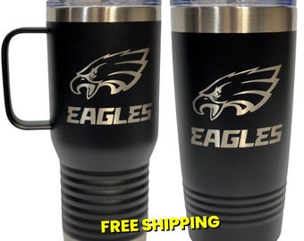 Bicchiere termico a doppia parete Saquon Barkley da 20 oz dei Philadelphia Eagles (monofacciale)