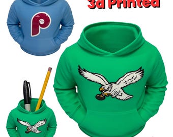 Go BIRDS Philadelphia Eagles Football 3d Printed Hoodie desk office accessories pen pencil utensils holder