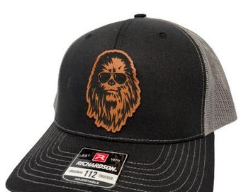 Gorra Chewie de Star Wars: parche de cuero Richardson 112 Snapback