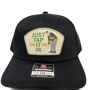 Happy Gilmore Trucker Hat: Retro Golf Cap - "Just Tap It In"