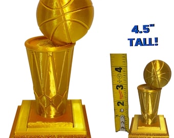 NBA Championship Trophy Replica – Knicks Edition | Basketball Memorabilia | 3D Printed NBA Trophy Display | New York Basketball Fan Gift