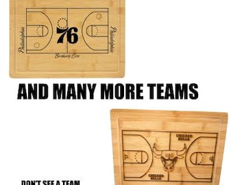 Handgemachtes Basketball Team Schneidebrett | Charcuterie Brett | Personalisierte Sport Geschenk