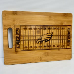 Philadelphia Eagles Cutting Board and Charcuterie Board 13x9