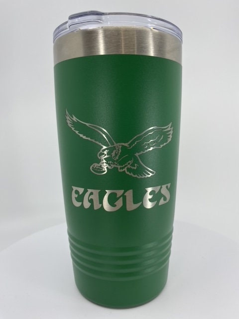 Philadelphia Eagles Personalized Custom Engraved Tumbler Cup YETI 20oz or  30oz Tumbler Gift Idea Business Unique 18 