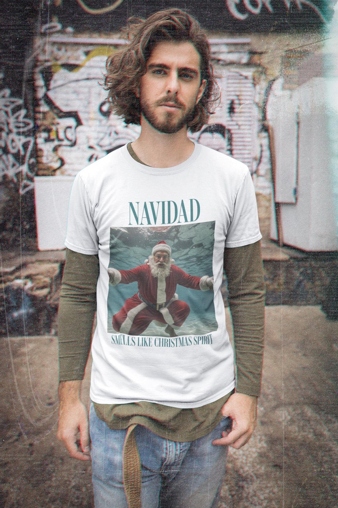 Smells Like Christmas Spirit Hilarious Tee Shirt Nirvana Smells Like Christmas Spirit Hilarious Tee Shirt Nirvana