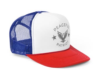 Peaceful Patriot Trucker Hat