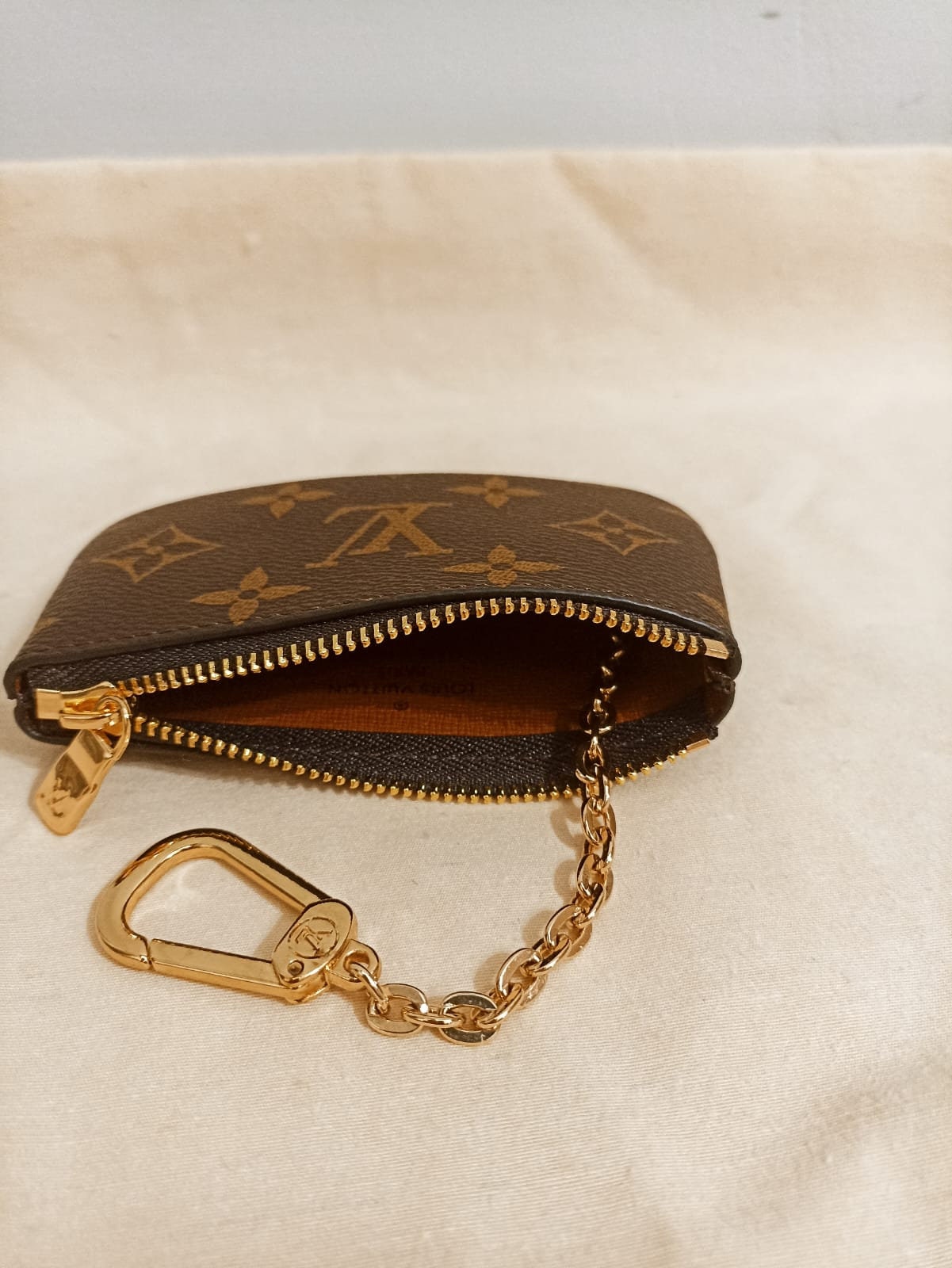 80s Vtg.authentic Louis Vuitton Key Case 4x3 Made in France 