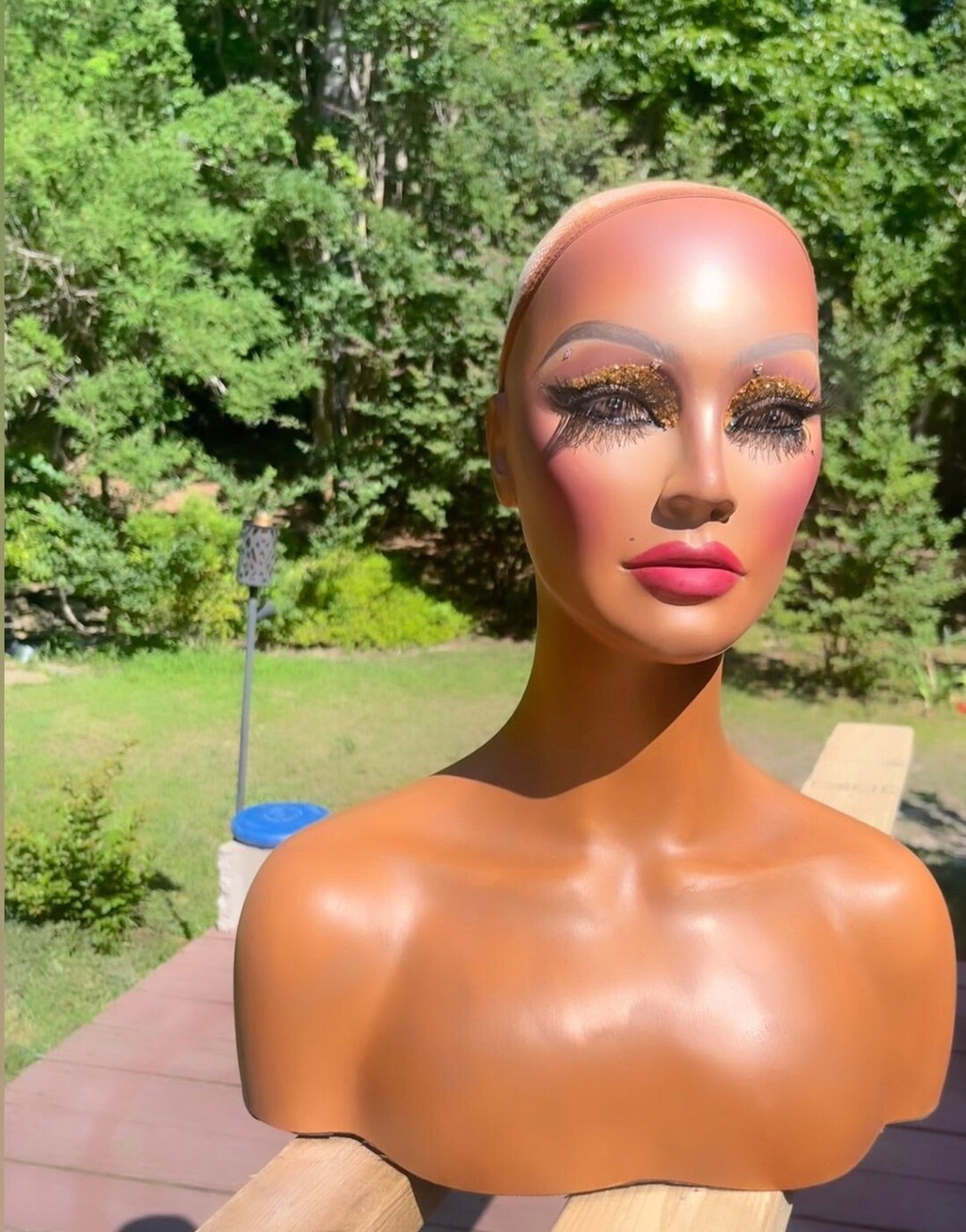 Glitter Glam Mannequin Head Etsy