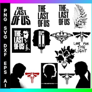 Ellie Tattoo Svgthe Last of Us Tattoo SVG Files for Cricut 