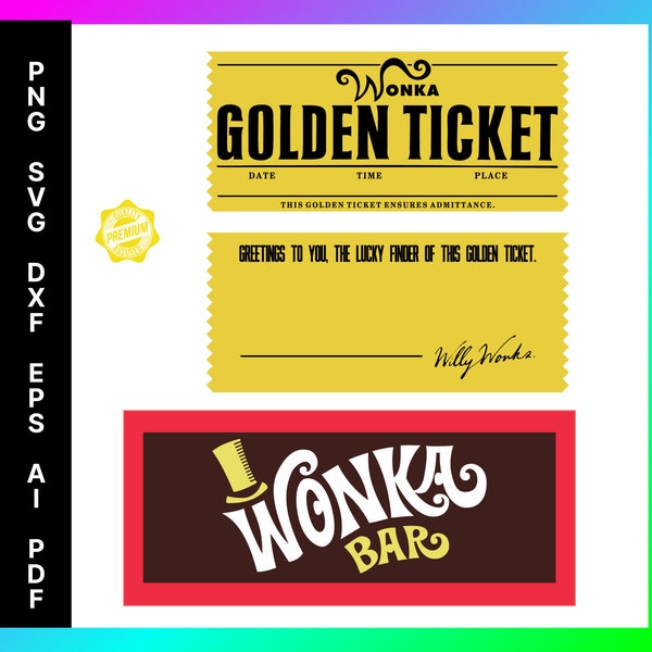 Golden Ticket - Etsy
