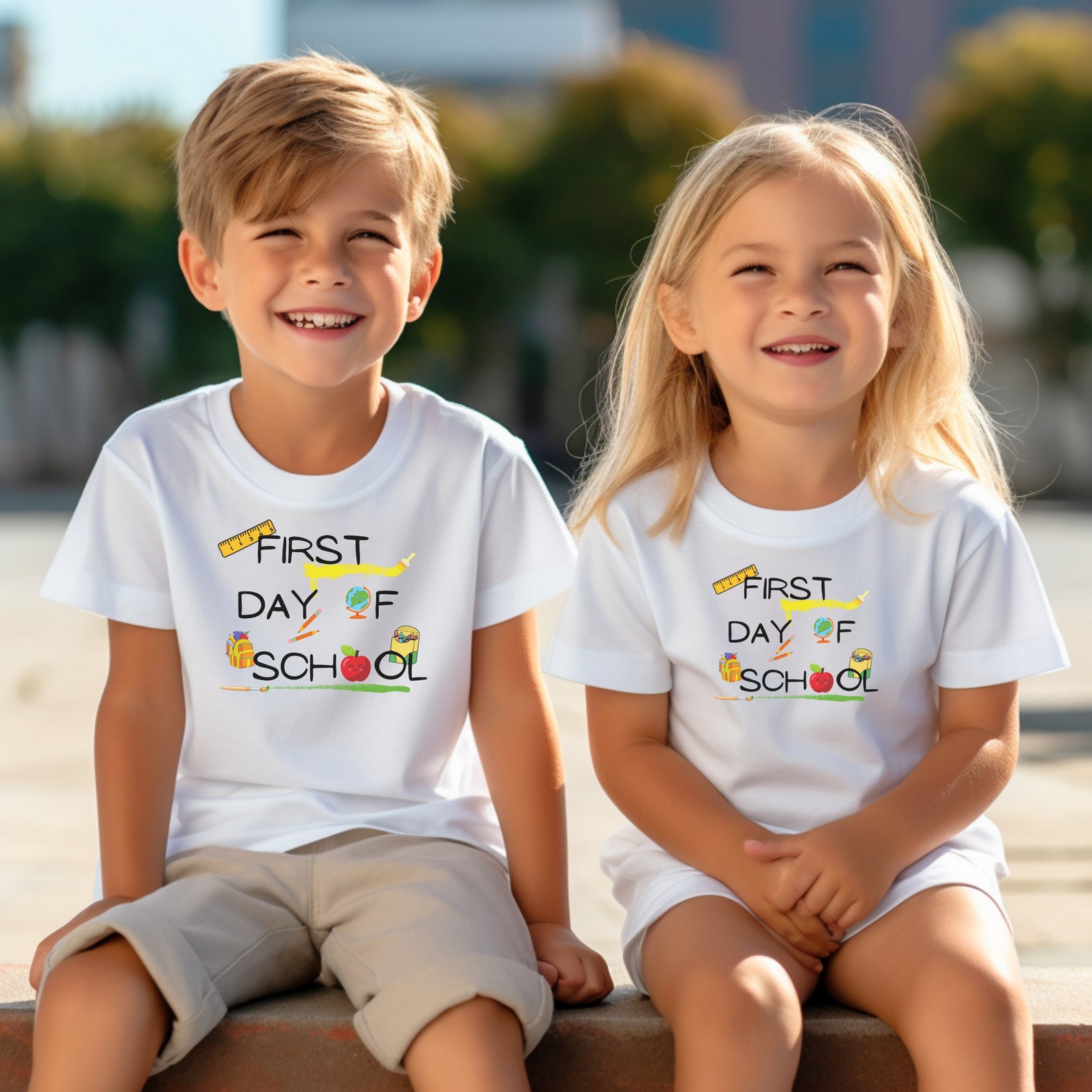 First Day of School Tshirt Happy First Day of School Etsy