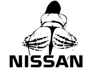 Nissan Skeleton Butt Grab