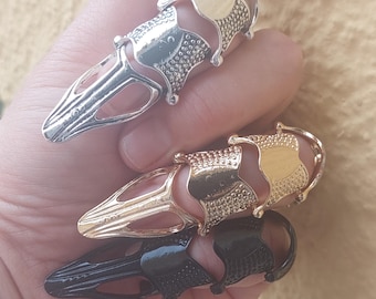 Anillo Garra Negra: Conjunto de joyas de dragón con armadura gótica: regalo de fantasía para fans de Dark Souls