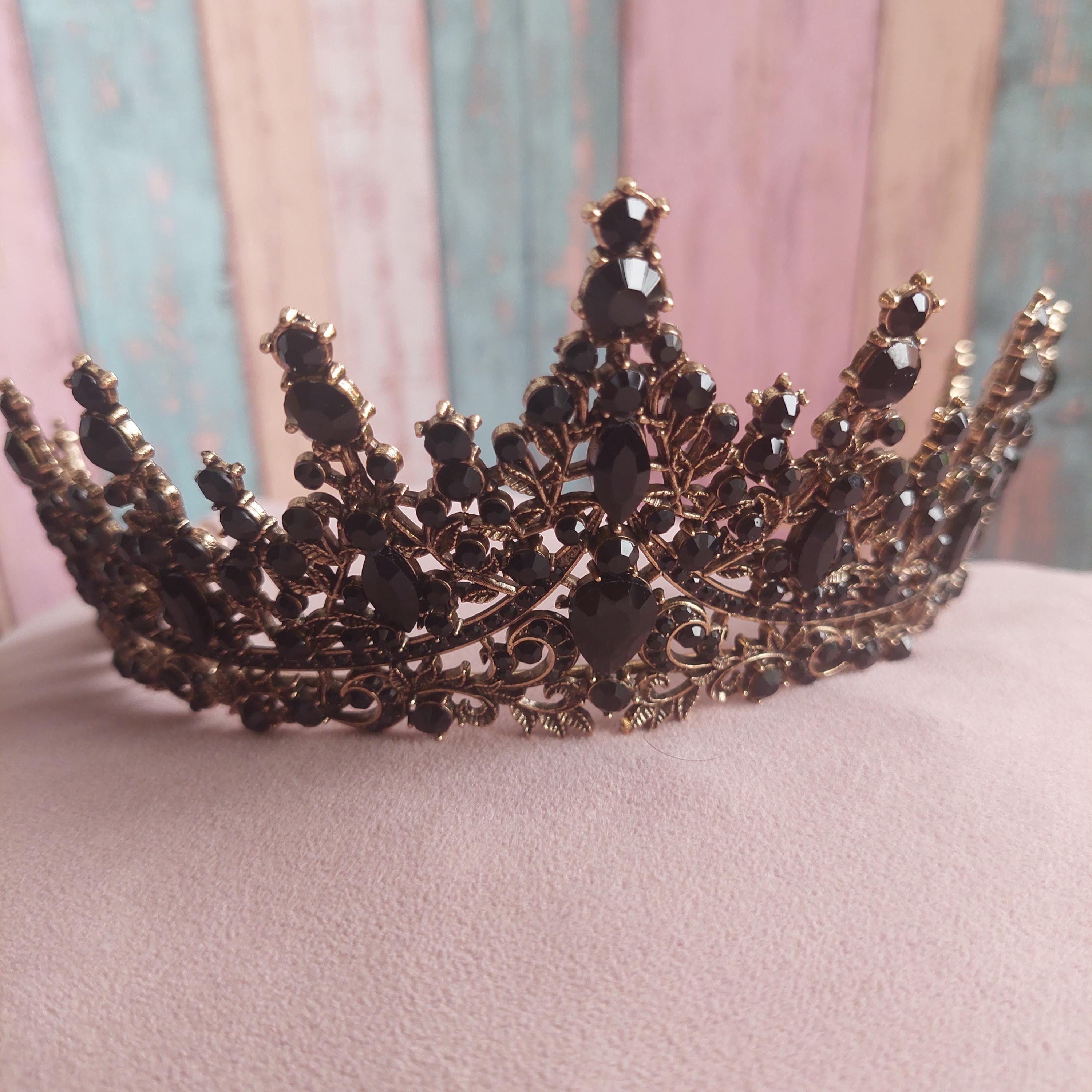 Amariver Strass-Tiara Für Damen & Mädchen – Glitzernde Krone Mit Haarnadeln, Silberfarben