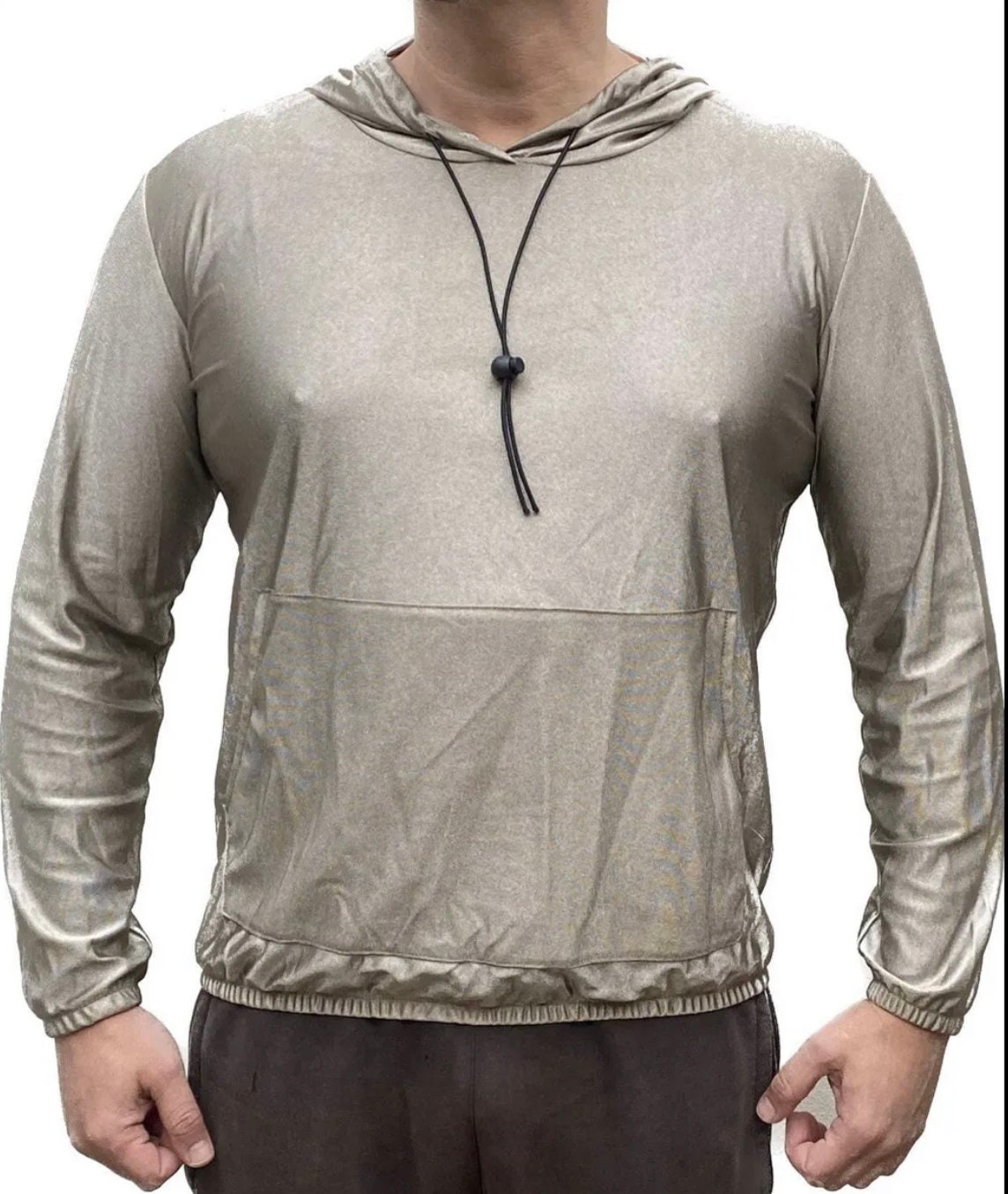 Thin grey deals hoodie