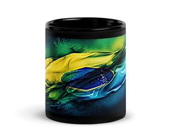 Brazilian Black Glossy Mug