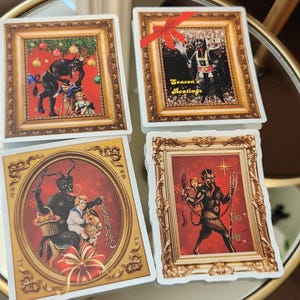 Krampus Stickers - Vinyl and Waterproof