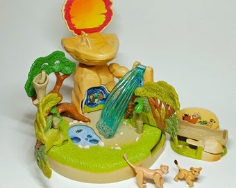 The Lion King Simbas Pride Playset Polly Pocket 1998 Bluebird Disney toys vintage incomplete