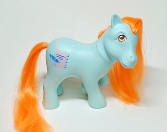 Exclusivité Bright Eyes UE - Agenda My Little Pony g1 7 contes Hasbro turquoise orange