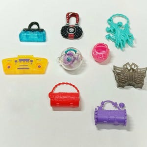 Lot von Handtaschen - Mattel Monster High Original Puppenzubehör Ersatz Ersatz Vandala Frankie Lagune Operette Clawdeen Draculaura Geldbörse