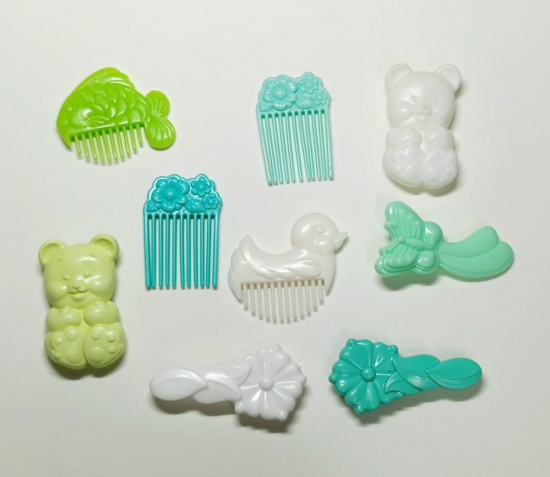 Brushes and Combs Green White My Little Pony G1 Original - Etsy