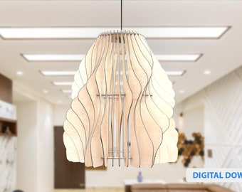 HEX36 Wood Lamp - CNC digital files