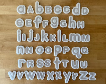 Fillable ABC Resin Letters | Sensory Alphabet Resin Letters | Uppercase ABCs | Learning Resources | Sensory Loose Parts | Play Dough Letters